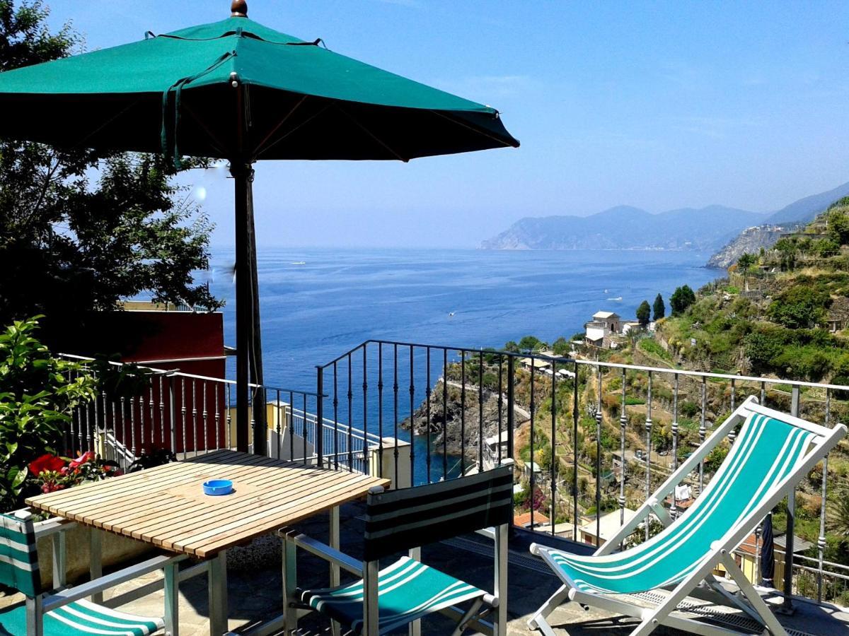 Aria Di Mare, Manarola - Camere Con Vista Mare! ภายนอก รูปภาพ